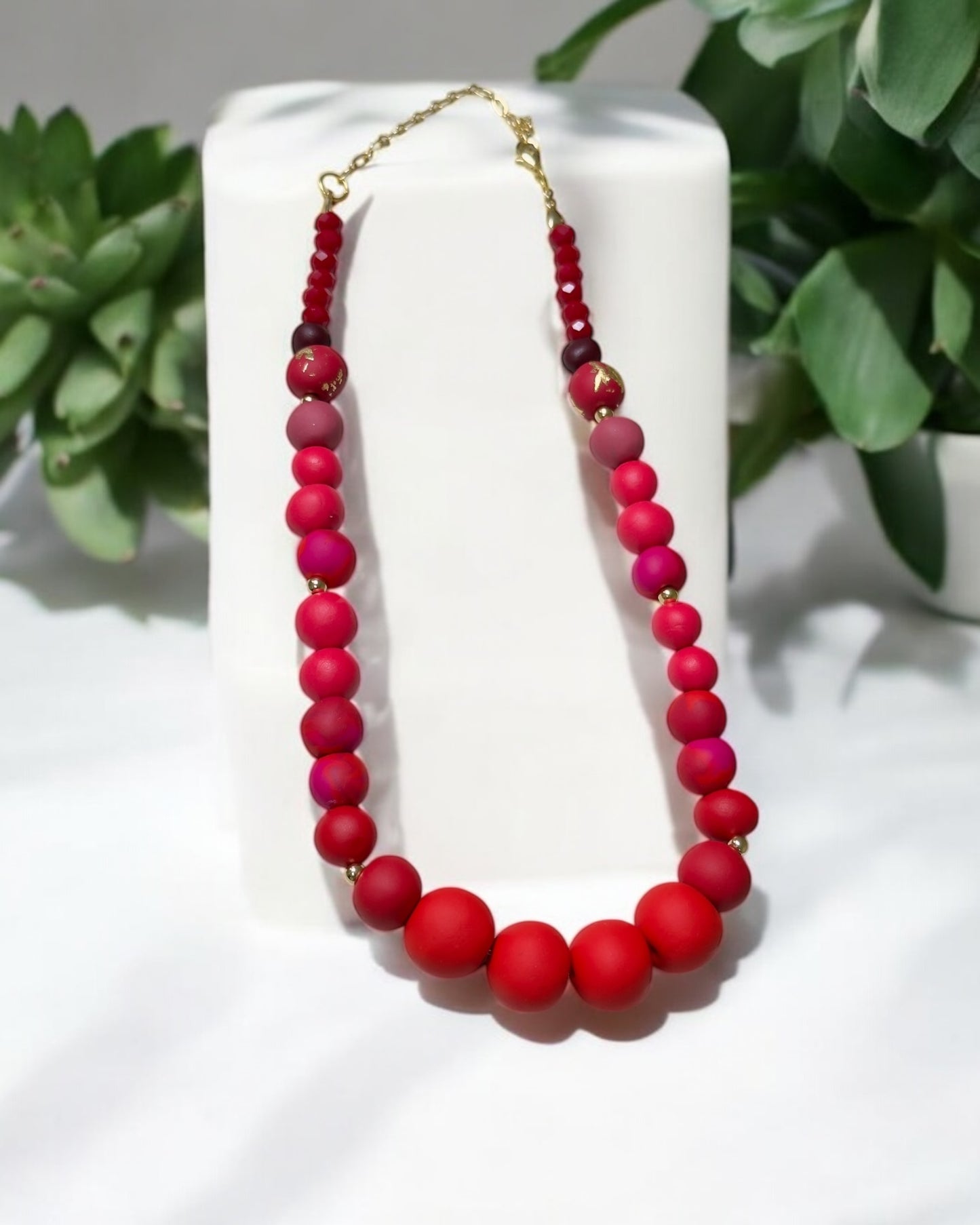 Collar | Red & Pink
