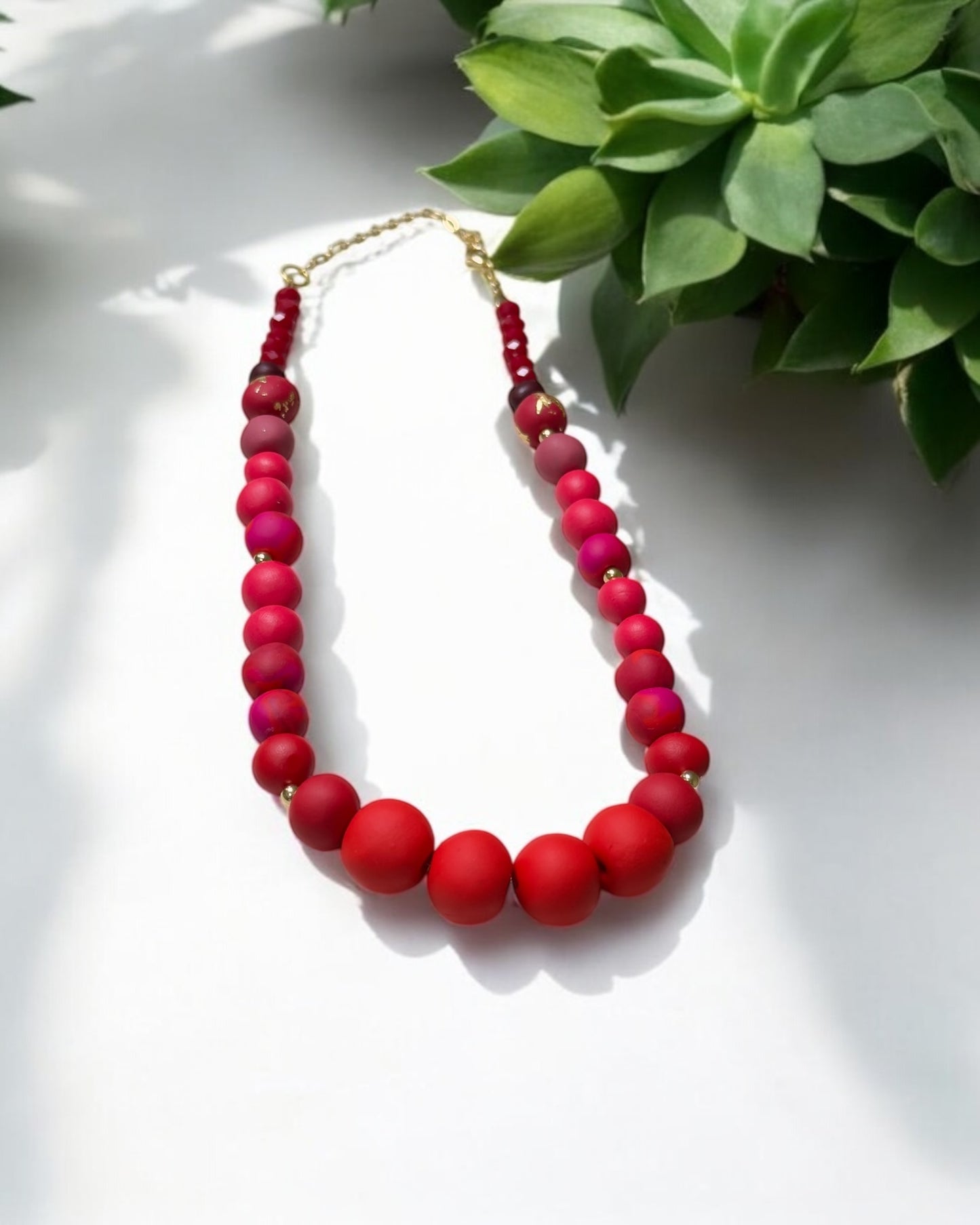 Collar | Red & Pink