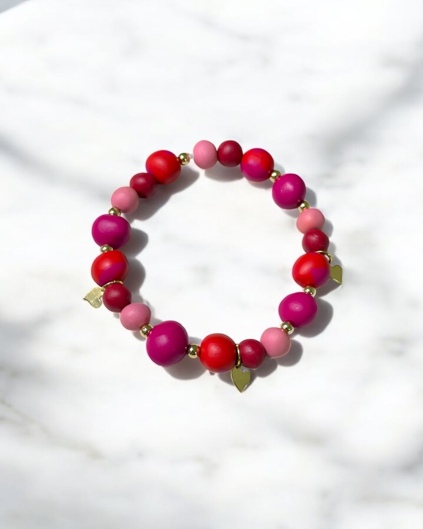 Pulsera | Red & Gold