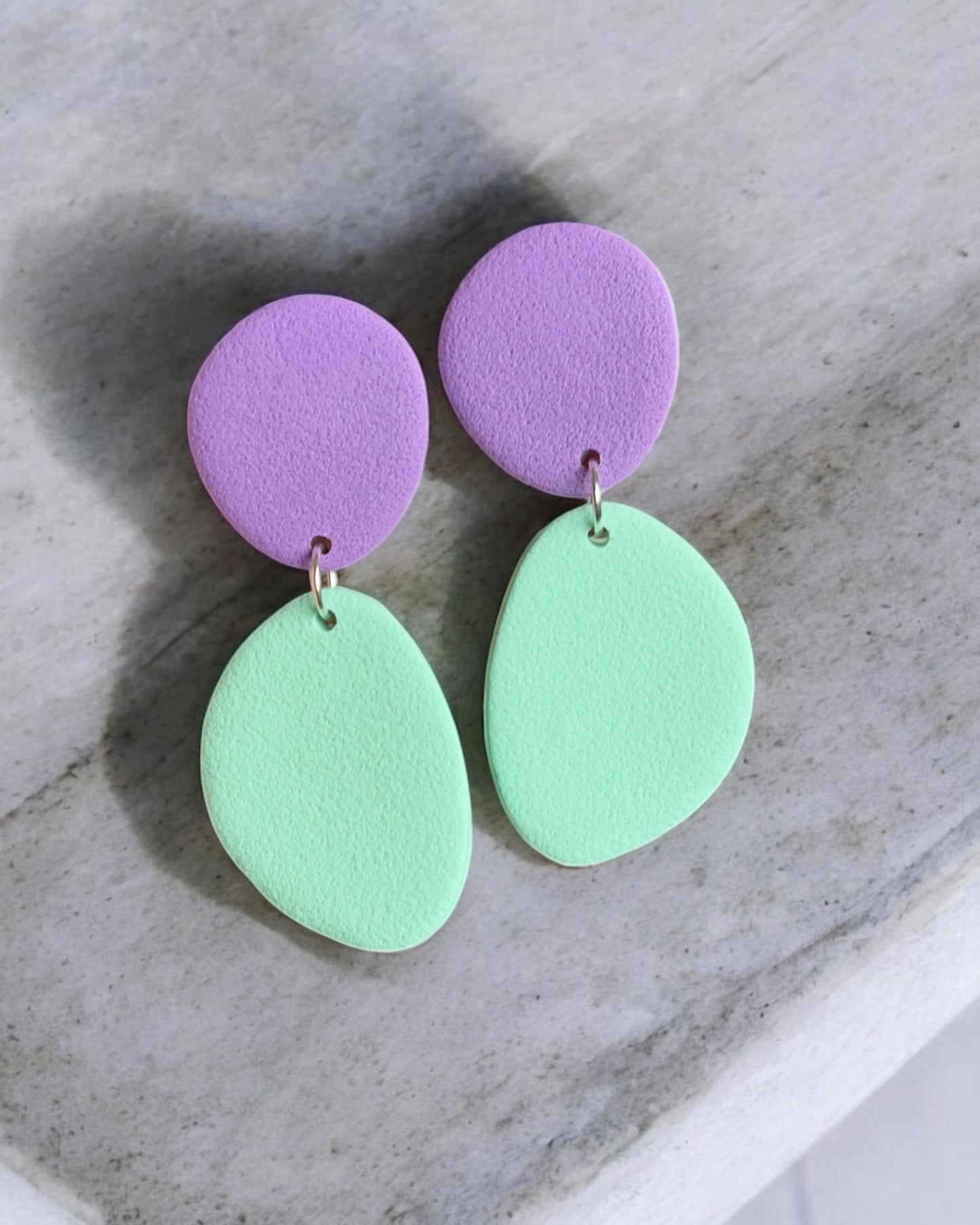 Mid Trini | Lila & Verde Agua