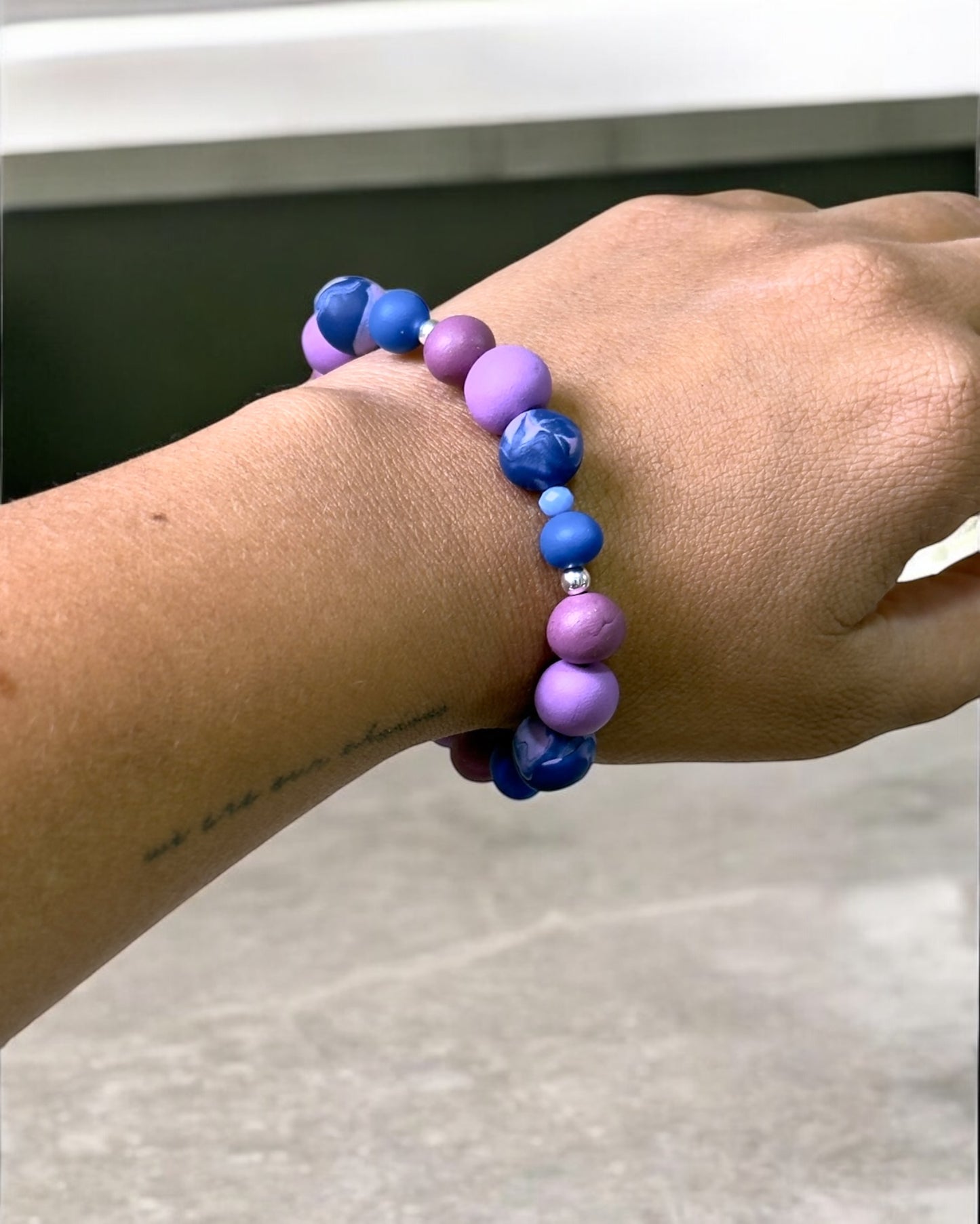 Pulsera | Purple & Silver