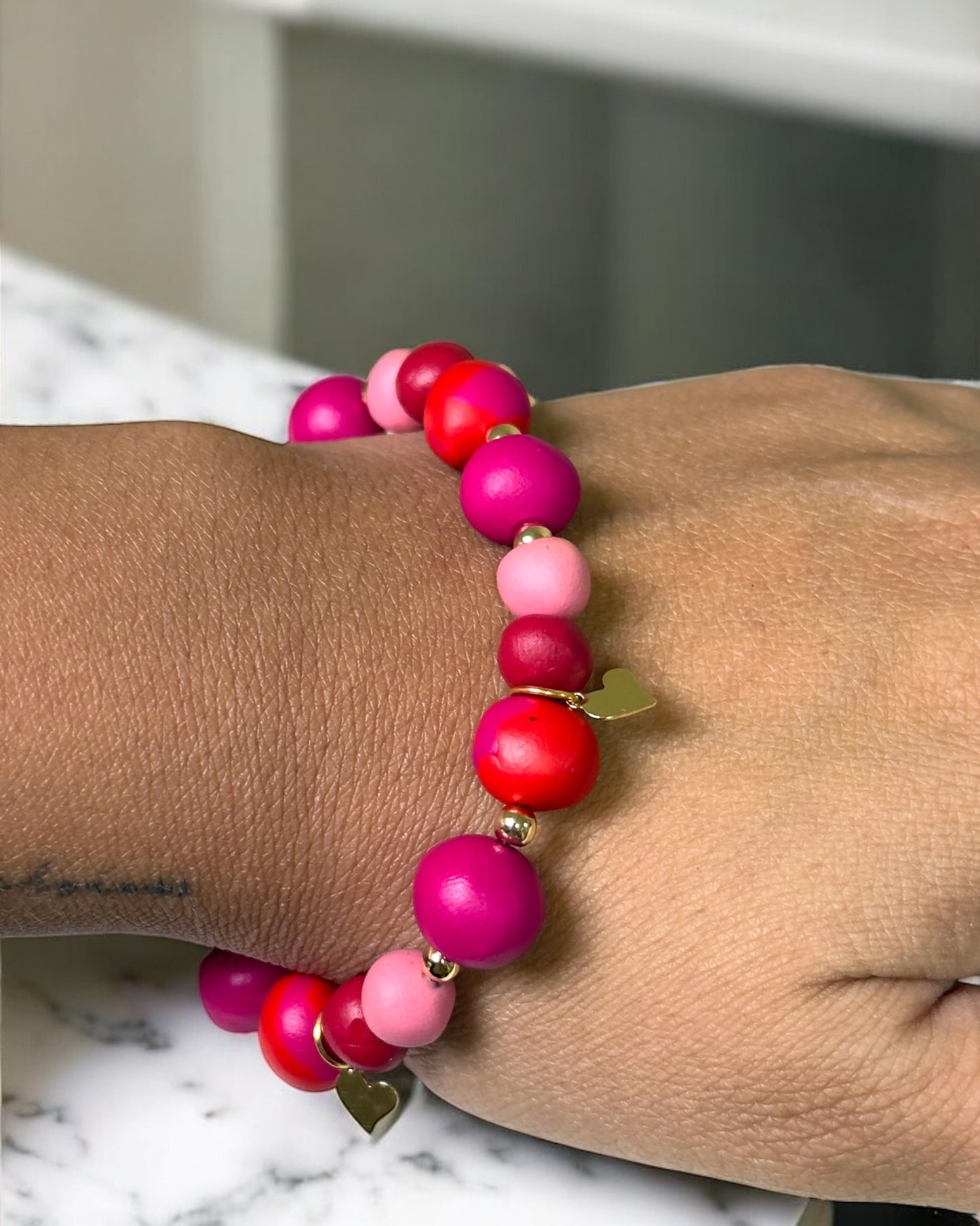 Pulsera | Red & Gold