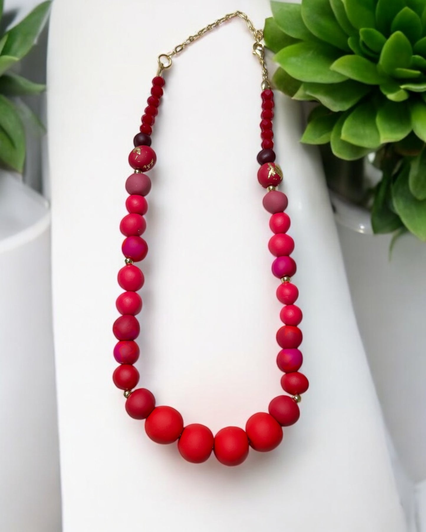 Collar | Red & Pink