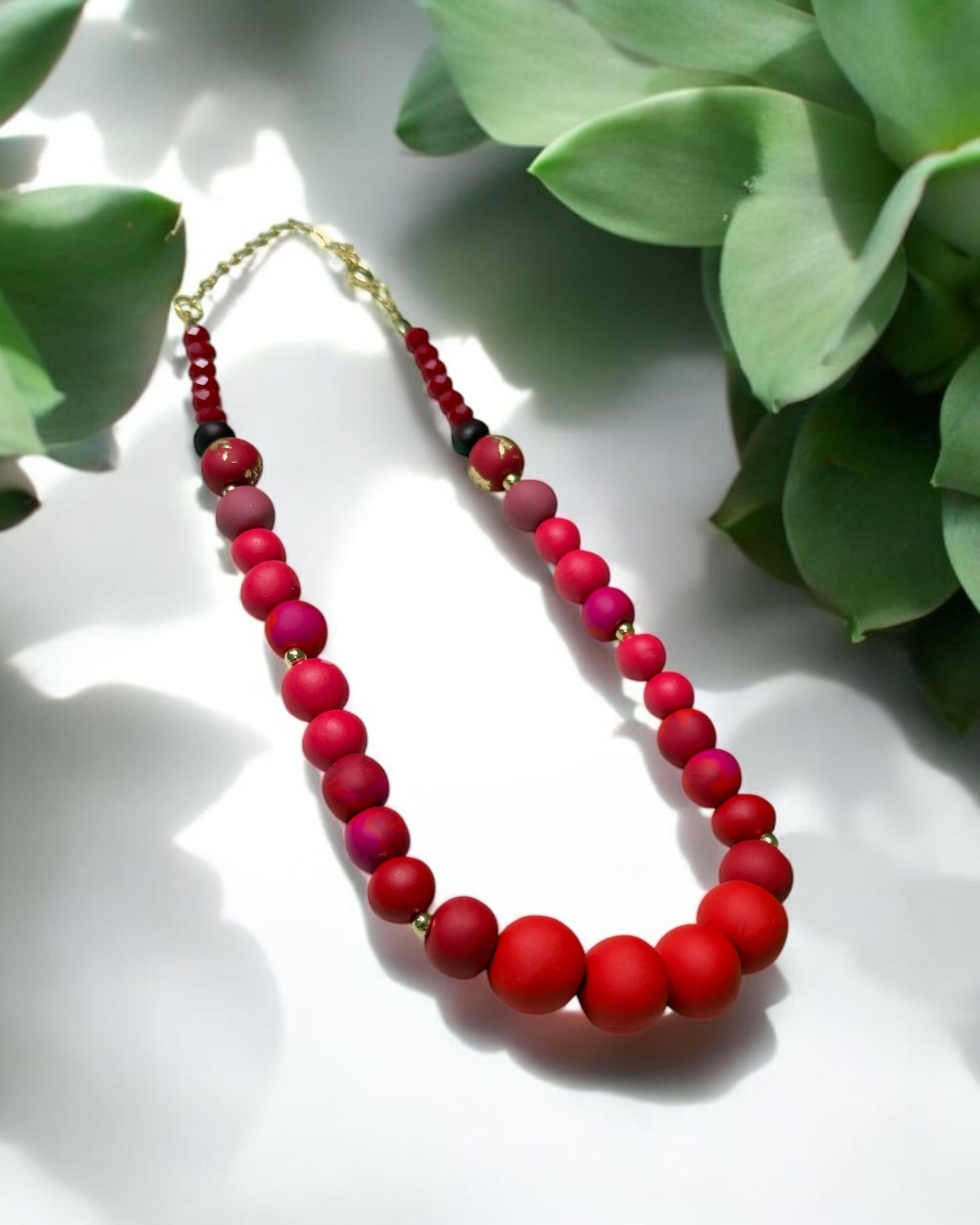 Collar | Red & Pink