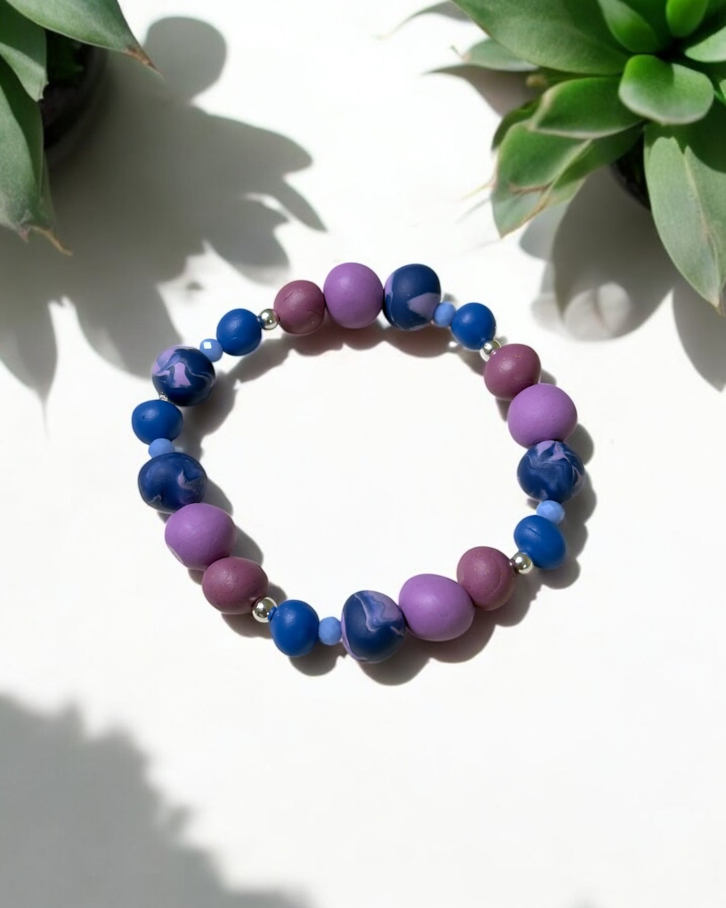 Pulsera | Purple & Silver
