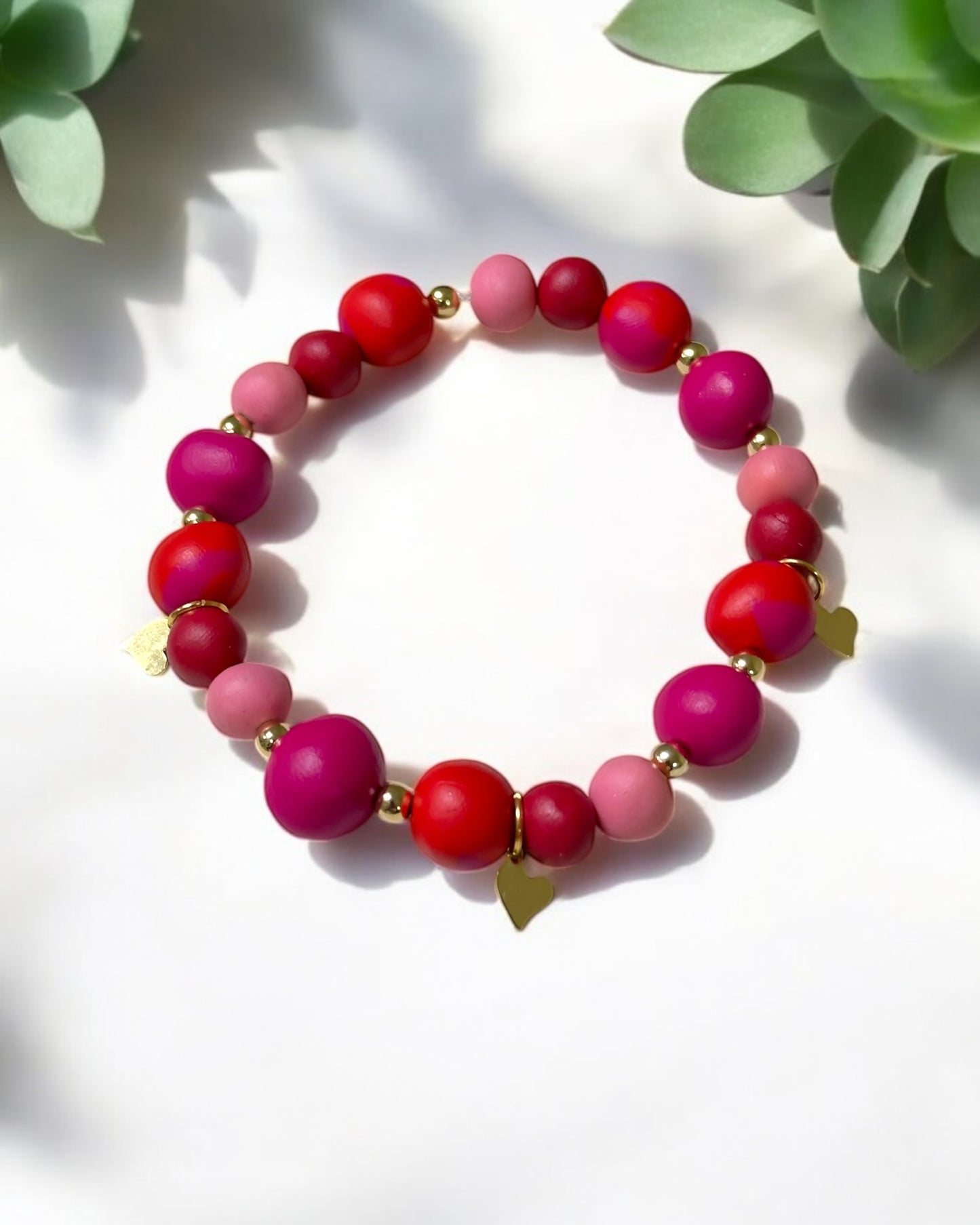 Pulsera | Red & Gold