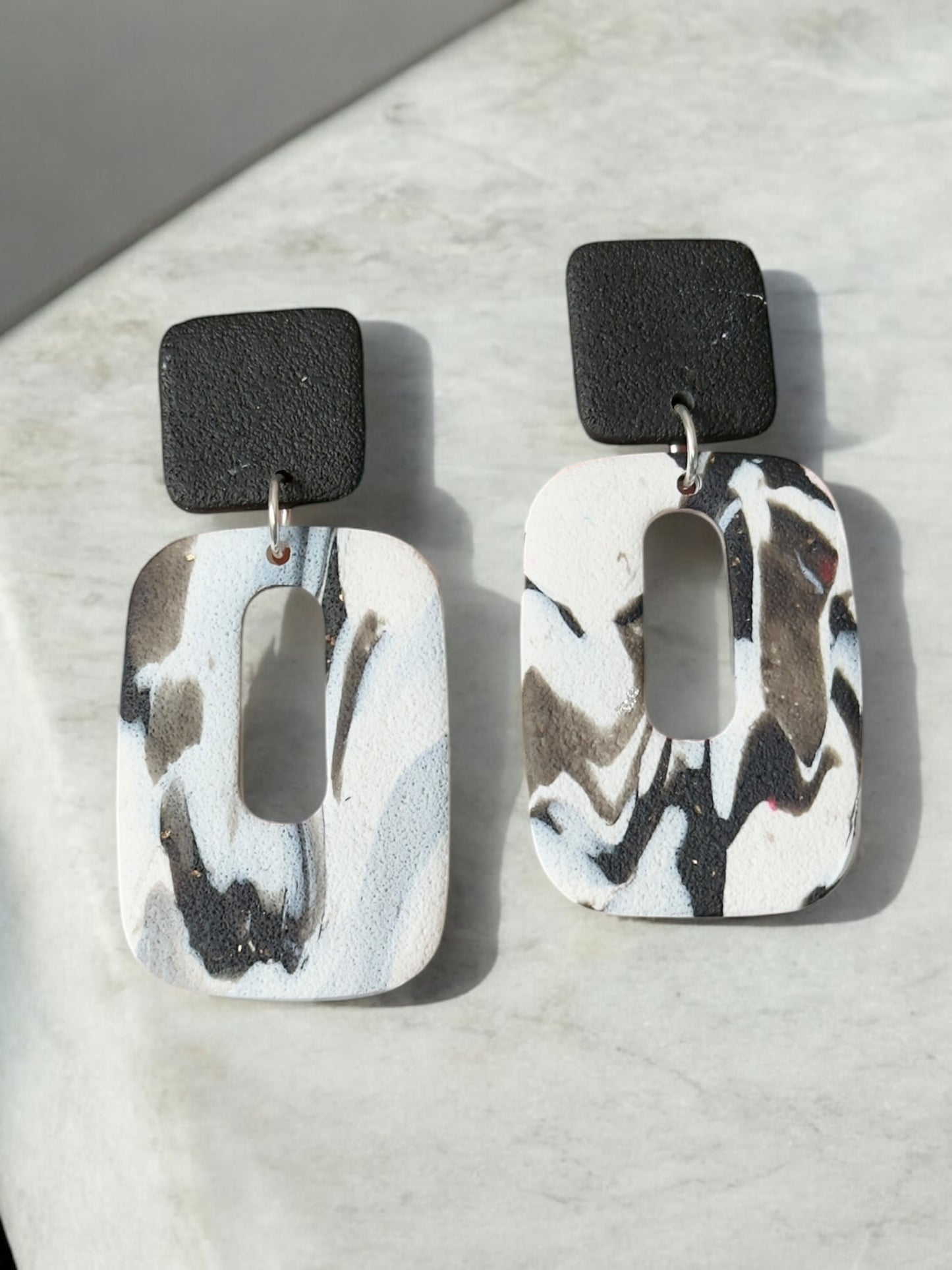 Eva | Black & White Marble