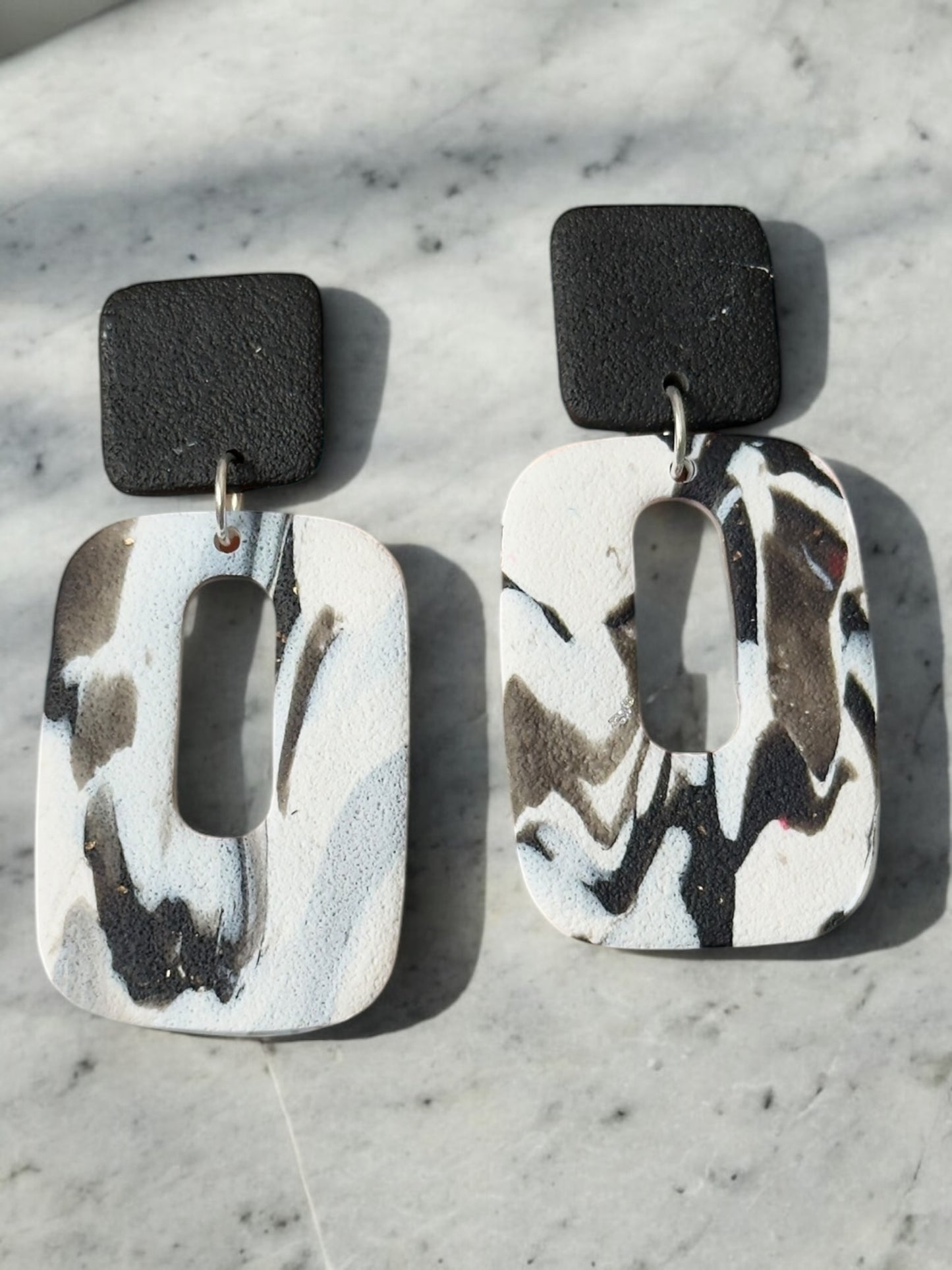Eva | Black & White Marble