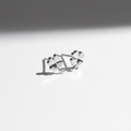 Mini trebol | Plata