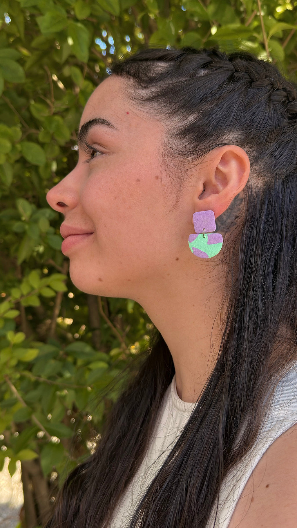 Nina | Verde Agua Lila