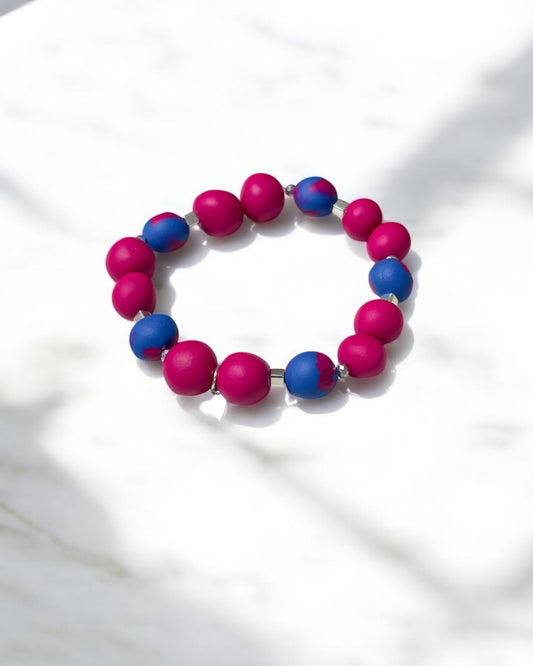 Pulsera | Deep Blue & Pink