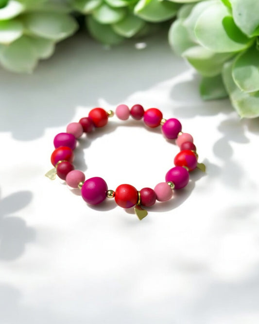 Pulsera | Red & Gold