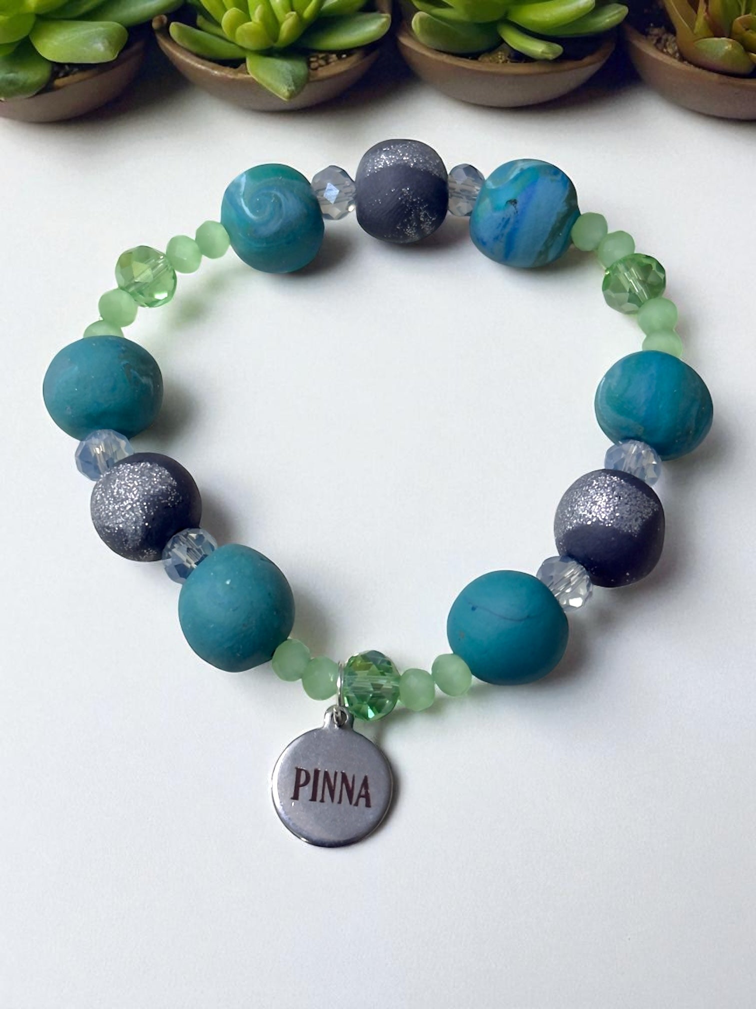 Pulsera | Green stones