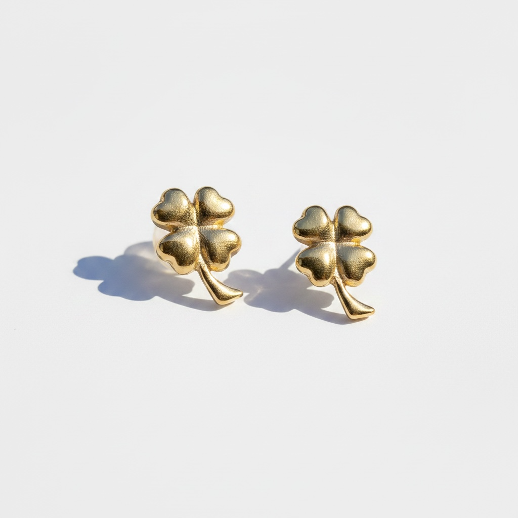 Mini trebol | Oro
