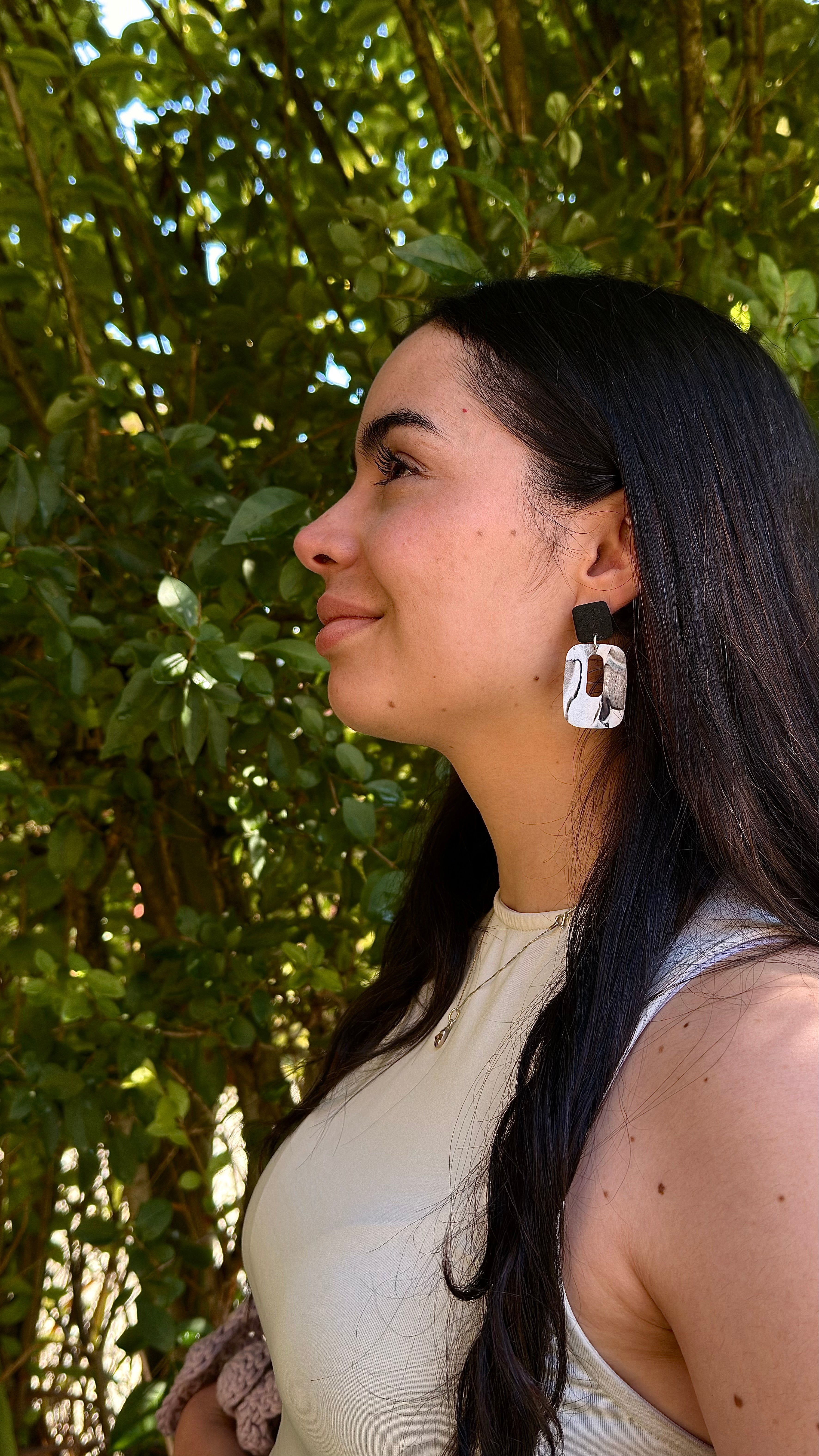 Eva | Black & White Marble