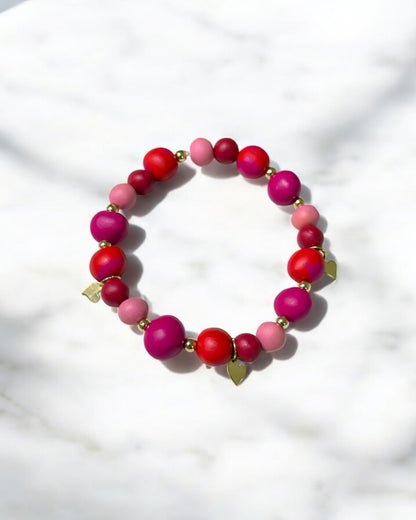 Pulsera | Red & Gold