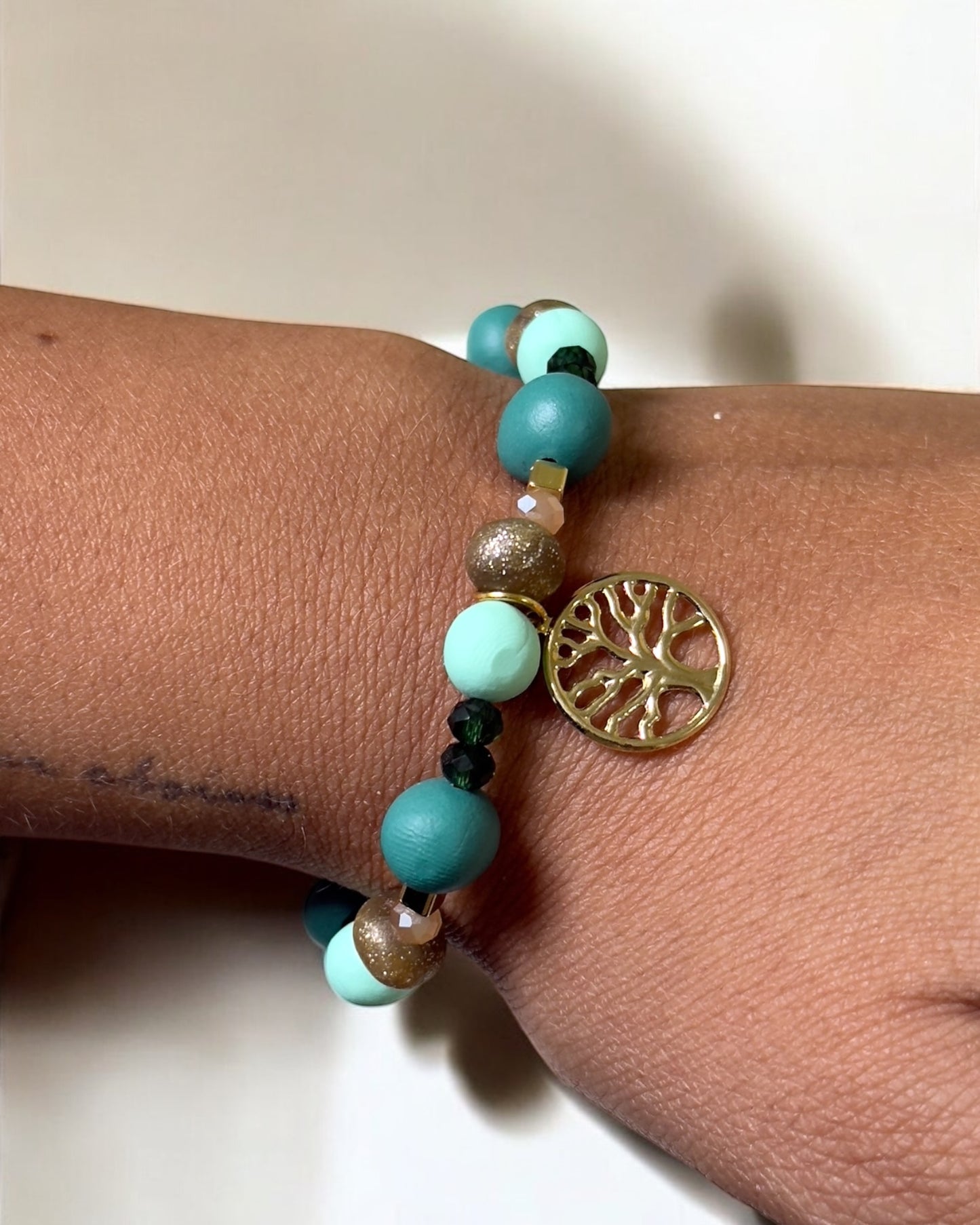 Pulsera | Green & Gold
