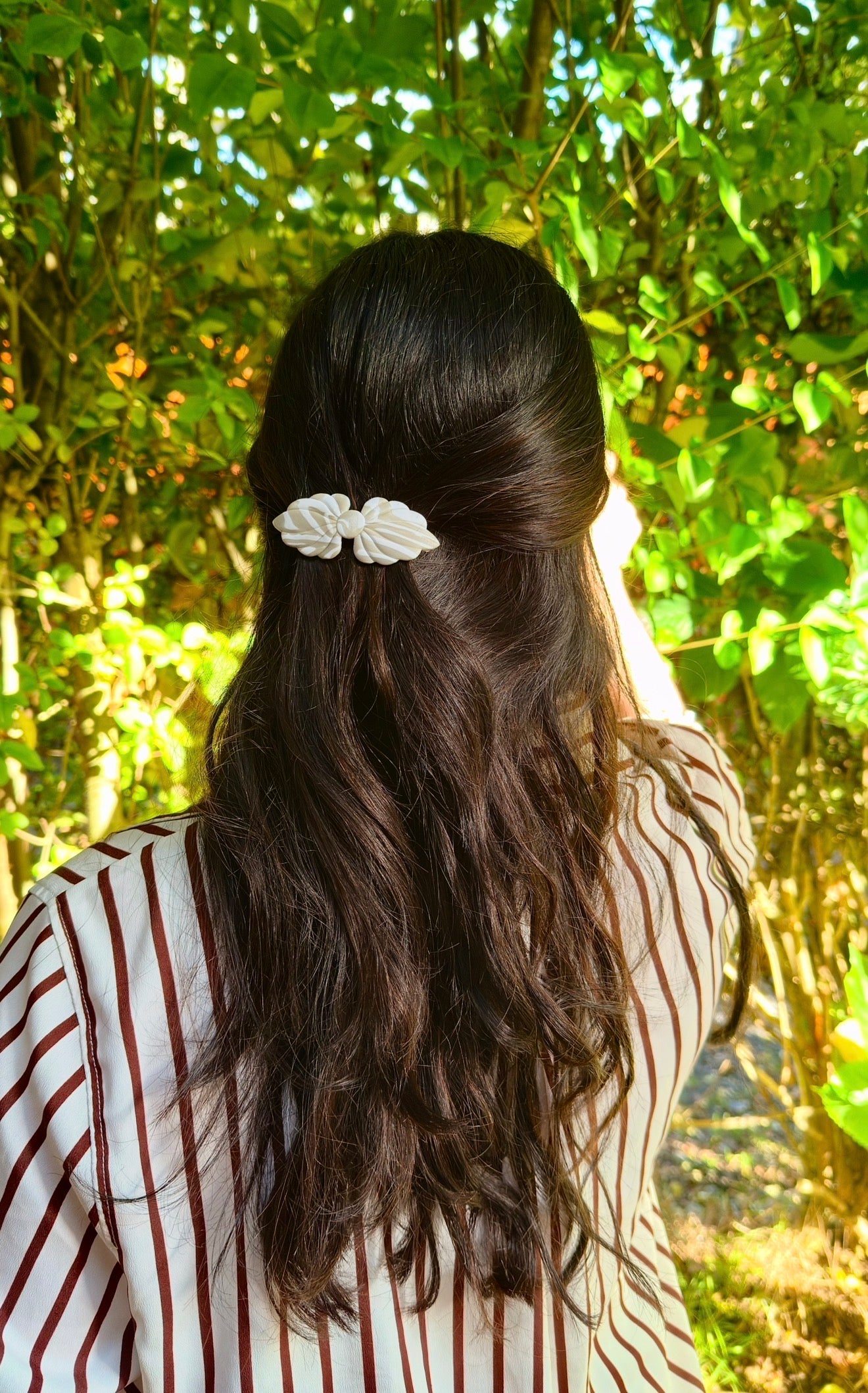 Hairclip | White Pearl