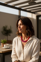 Collar Carmen | Red & Fucsia