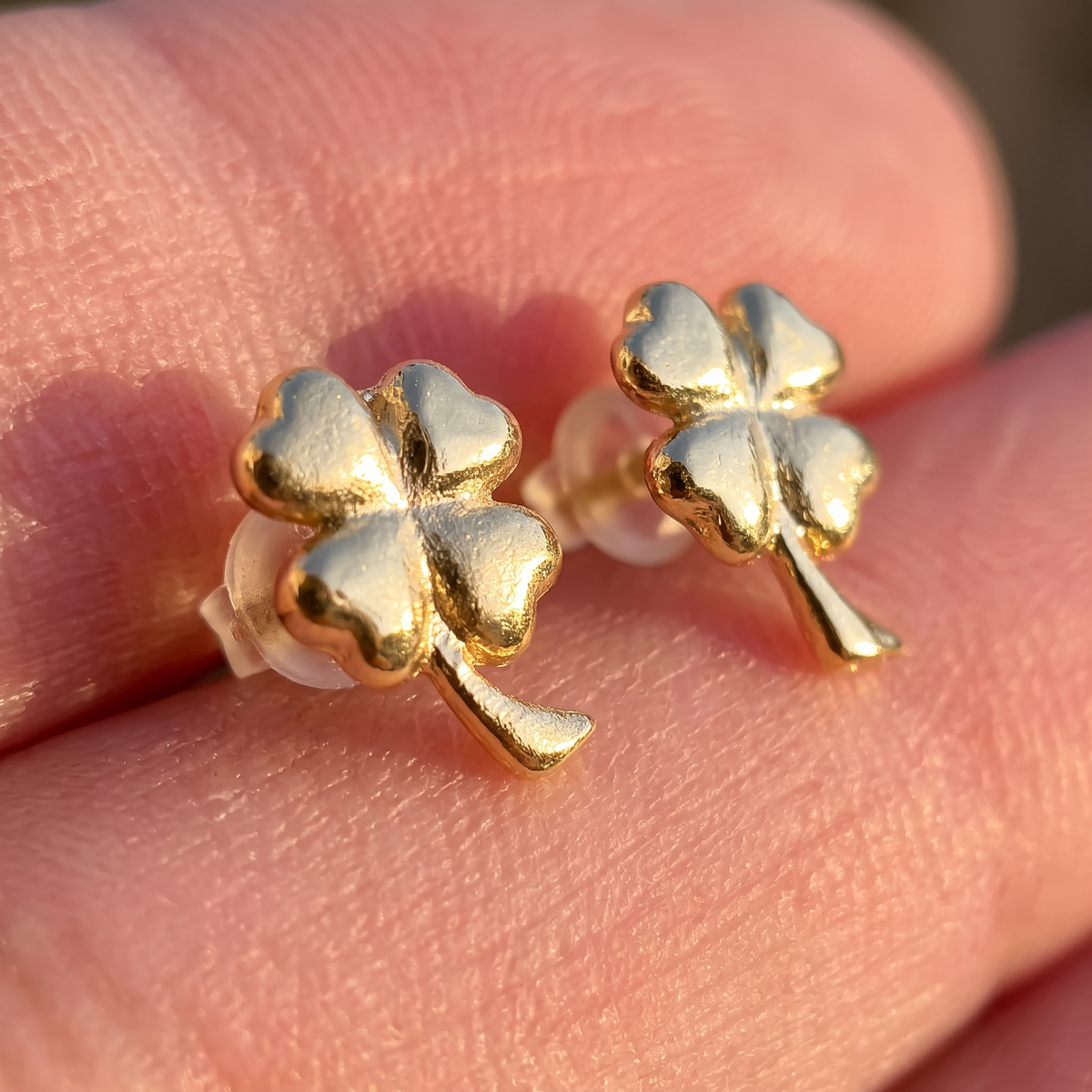Mini trebol | Oro