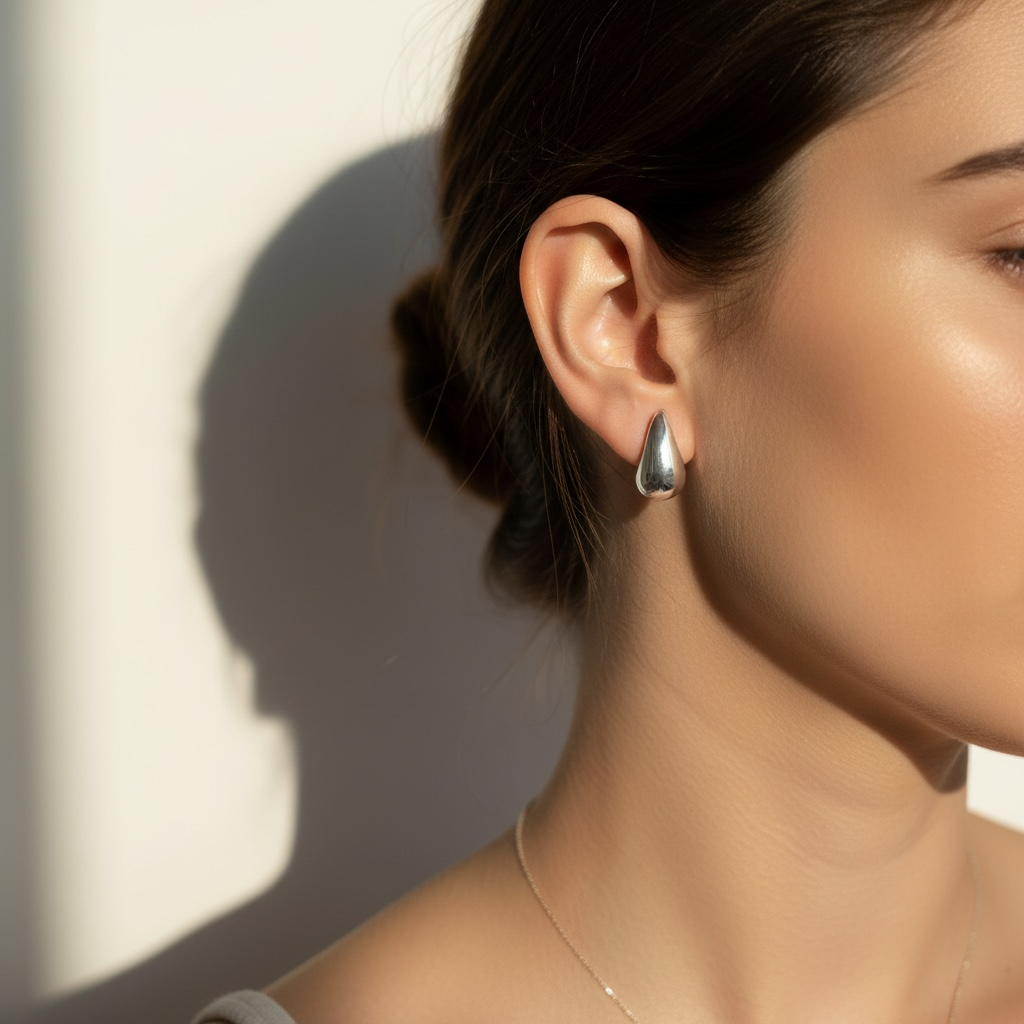 Aros Gota | Plata