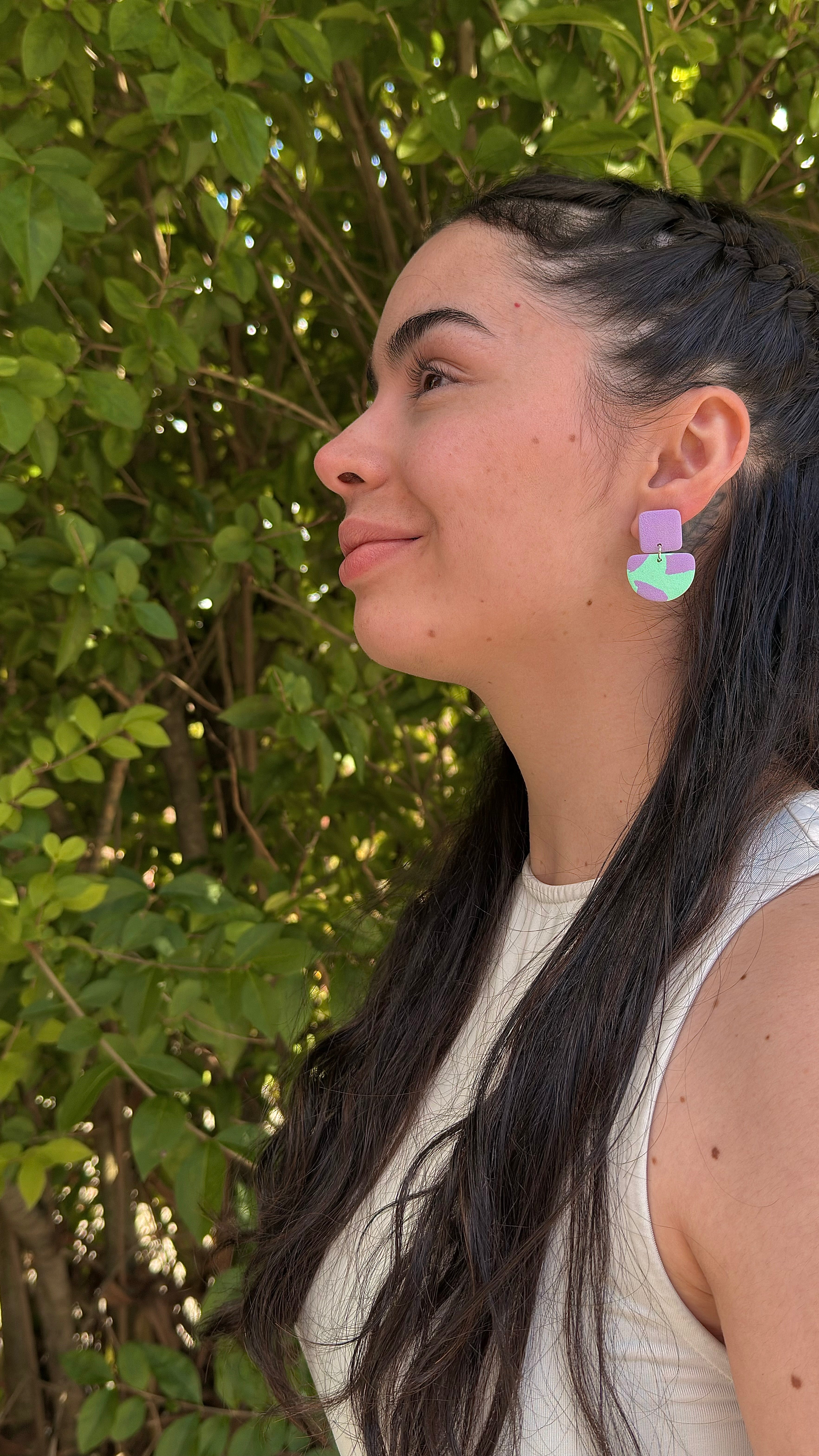 Nina | Verde Agua Lila