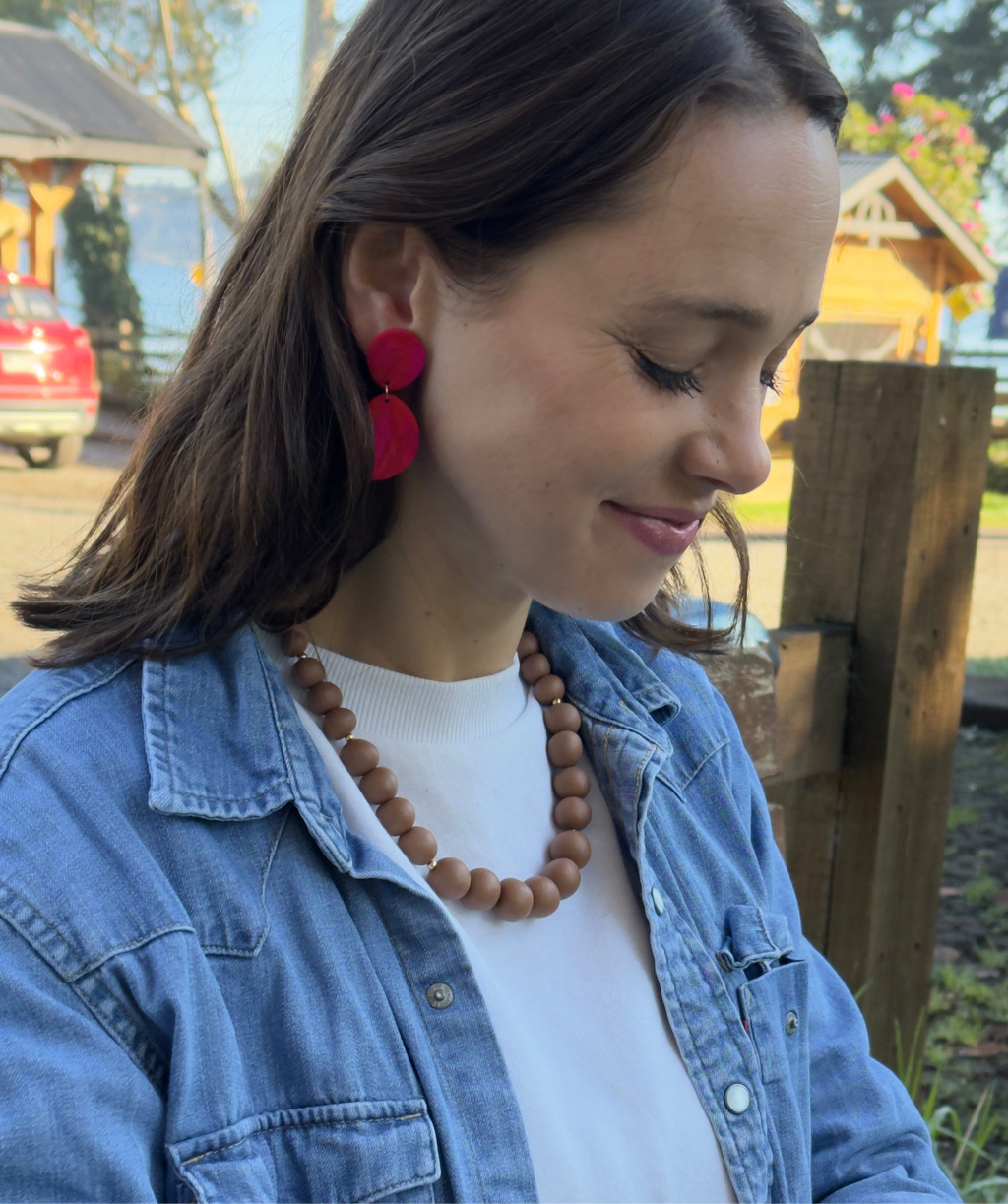 Zoe | Red & Fucsia