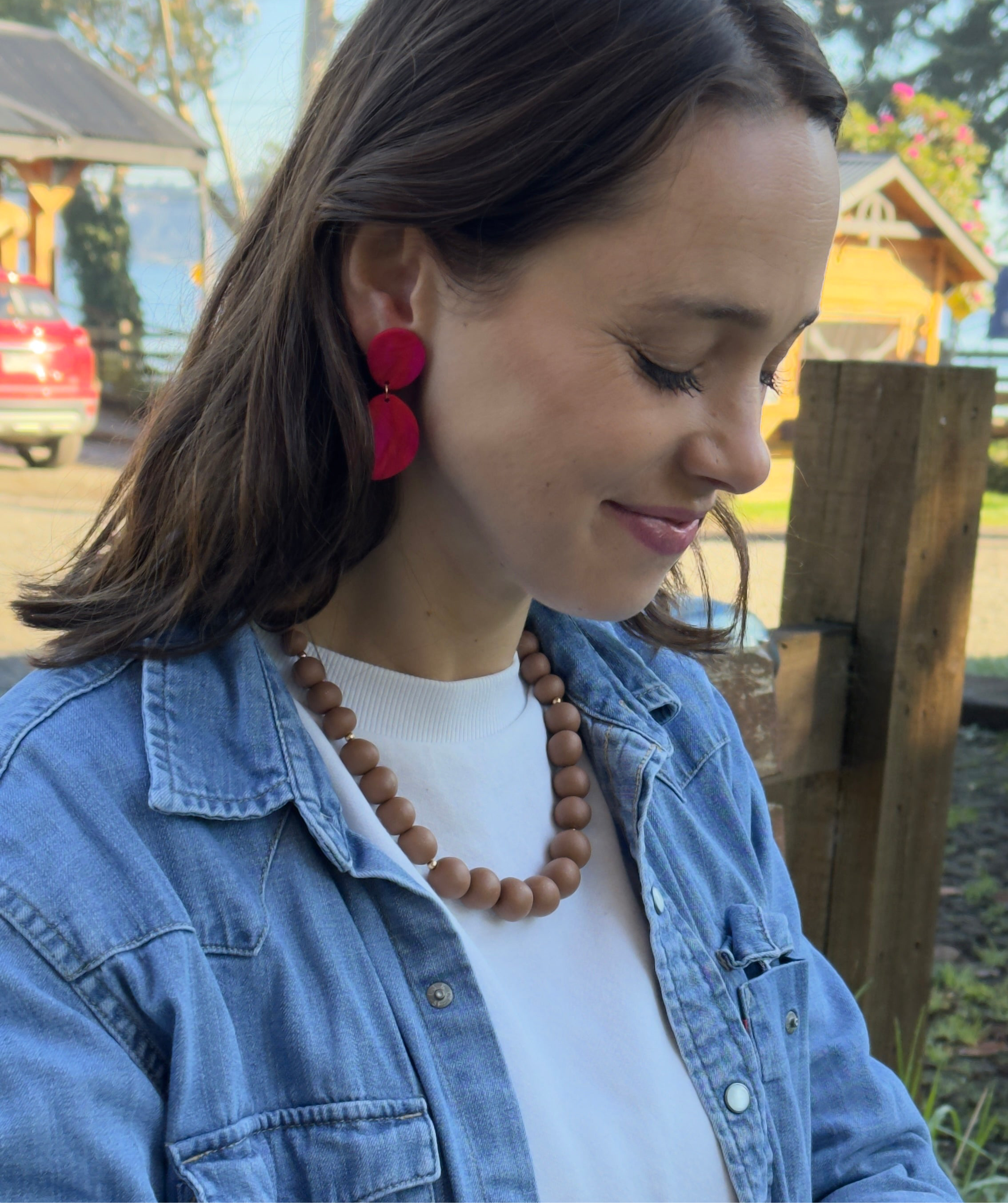 Zoe | Red & Fucsia