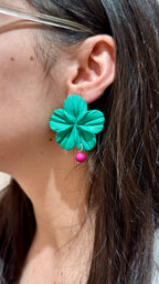 Clari | Green & Pink