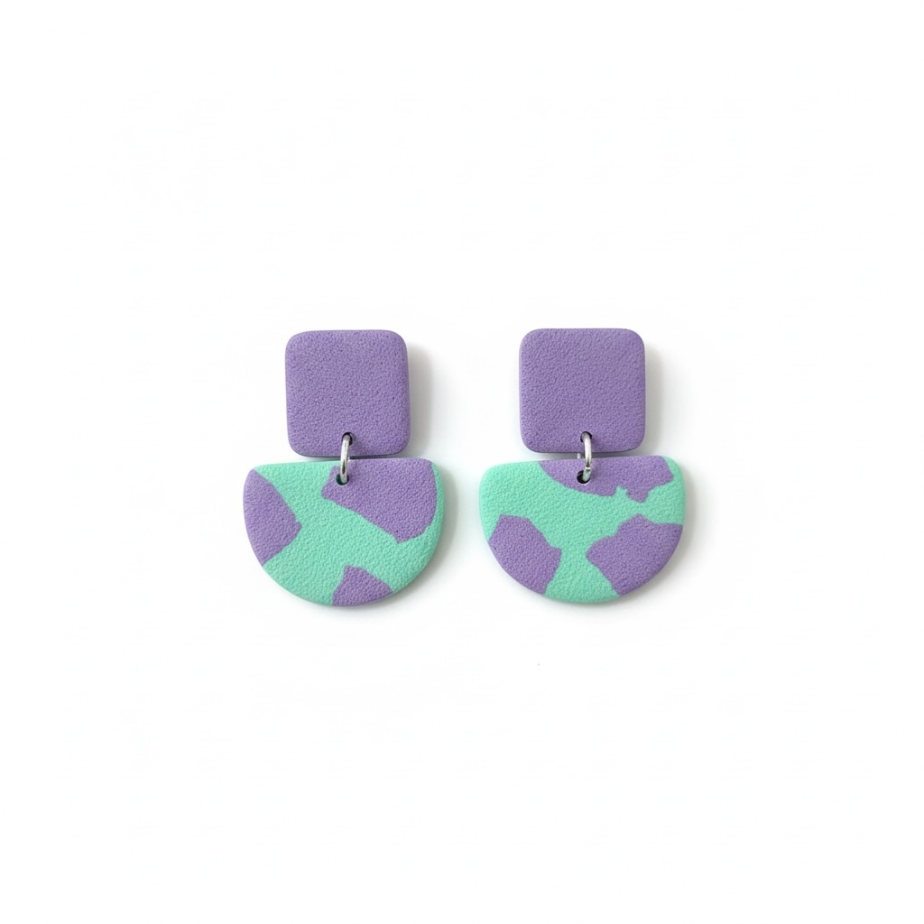 Nina | Verde Agua Lila