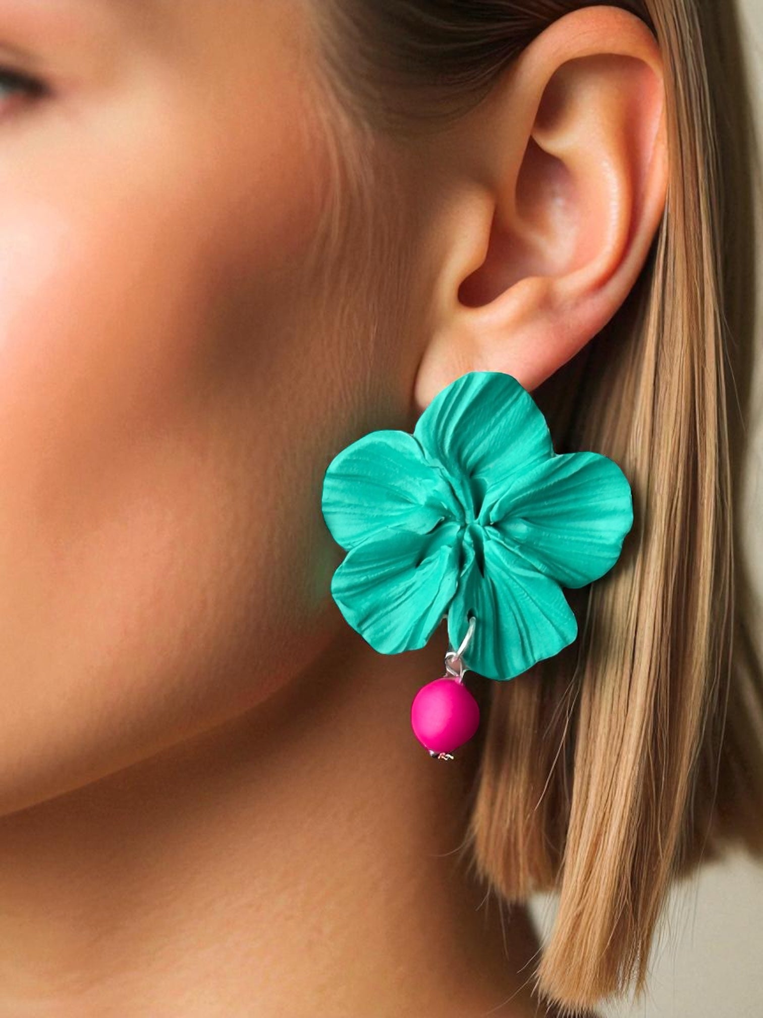Clari | Green & Pink