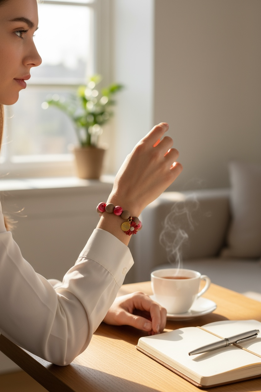 Pulsera | Red Flower