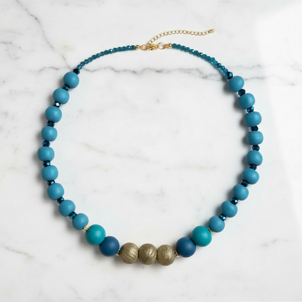Collar | Blue Golden