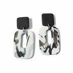 Eva | Black & White Marble