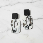 Eva | Black & White Marble