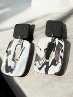 Eva | Black & White Marble