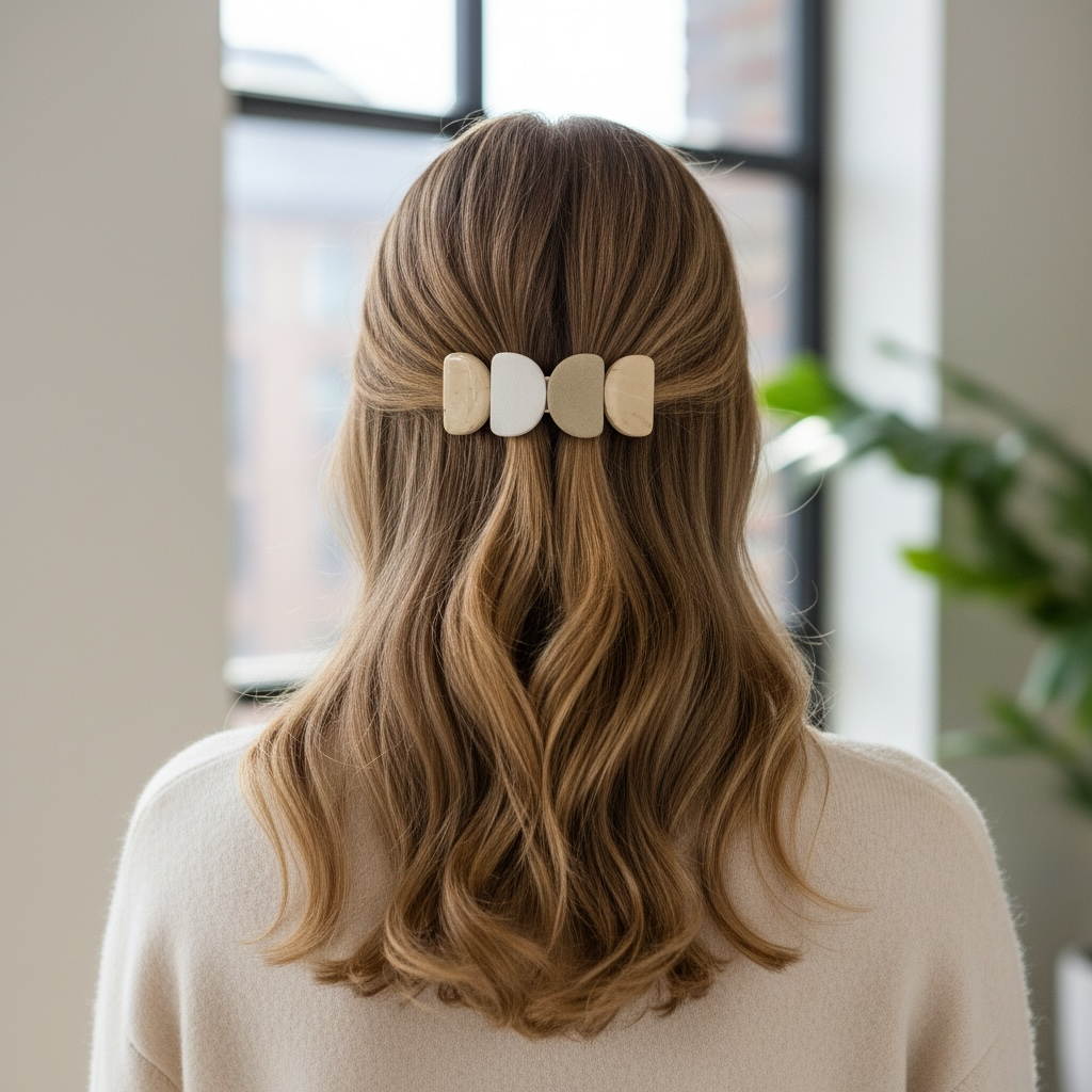 Hairclip | Beige Moon