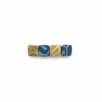 Hairclip | Blue & Gold