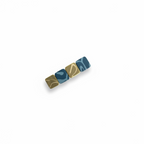 Hairclip | Blue & Gold