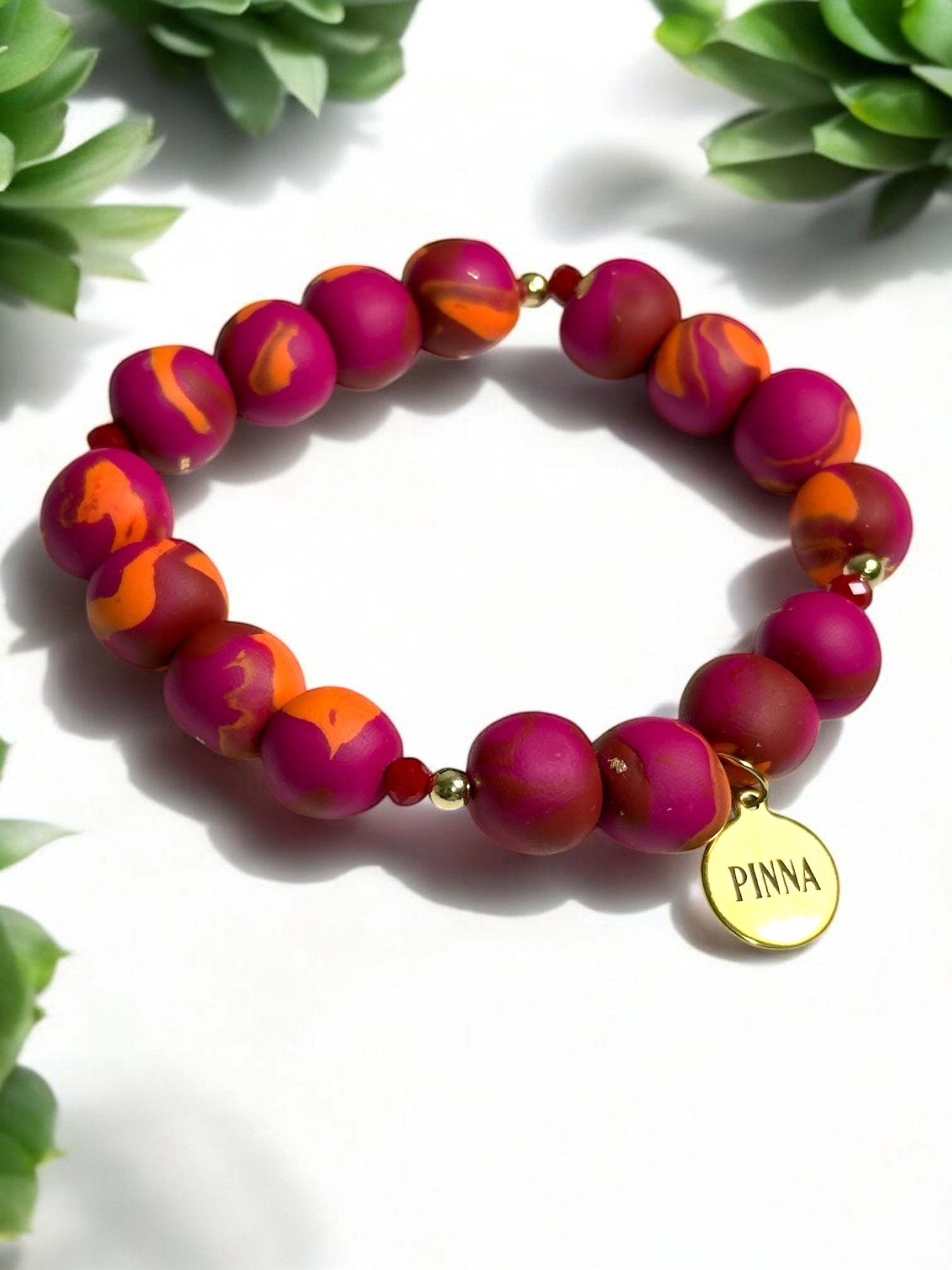 Pulsera | Orange & Golden Pink