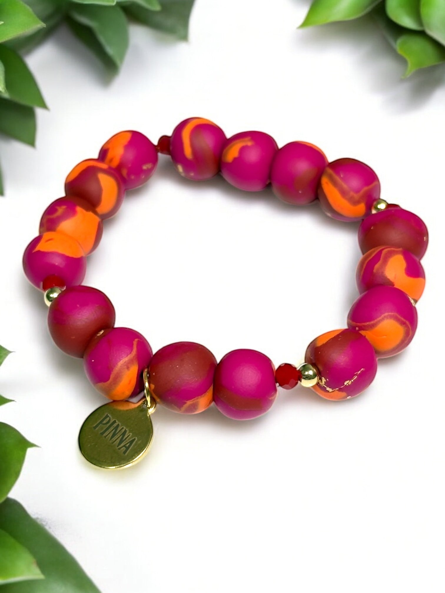 Pulsera | Orange & Golden Pink