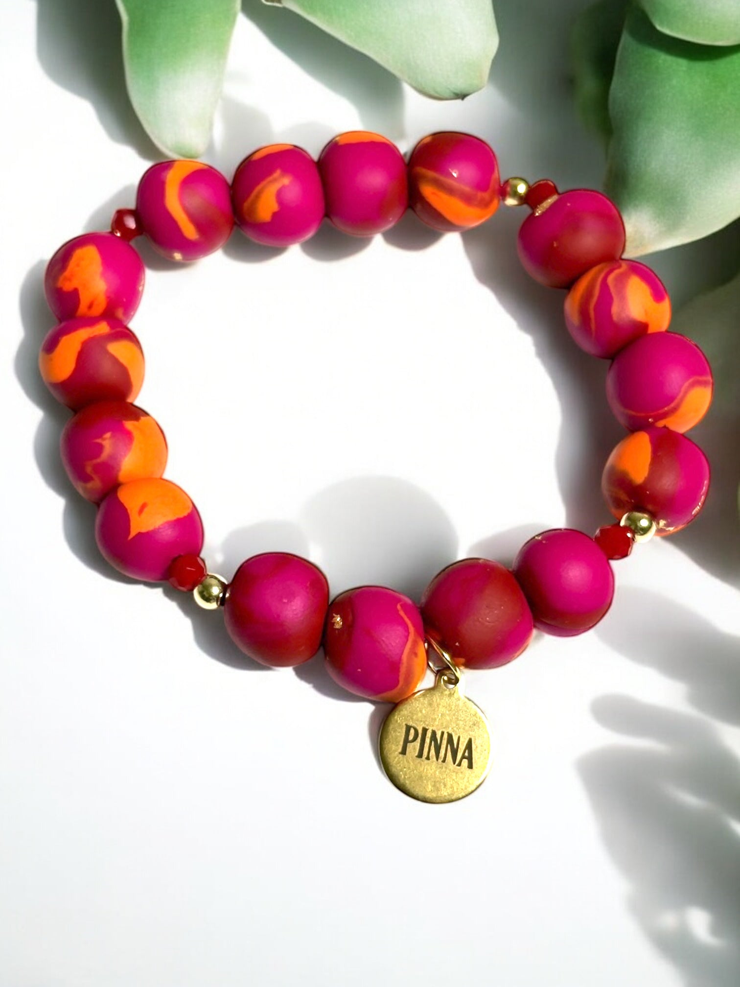 Pulsera | Orange & Golden Pink