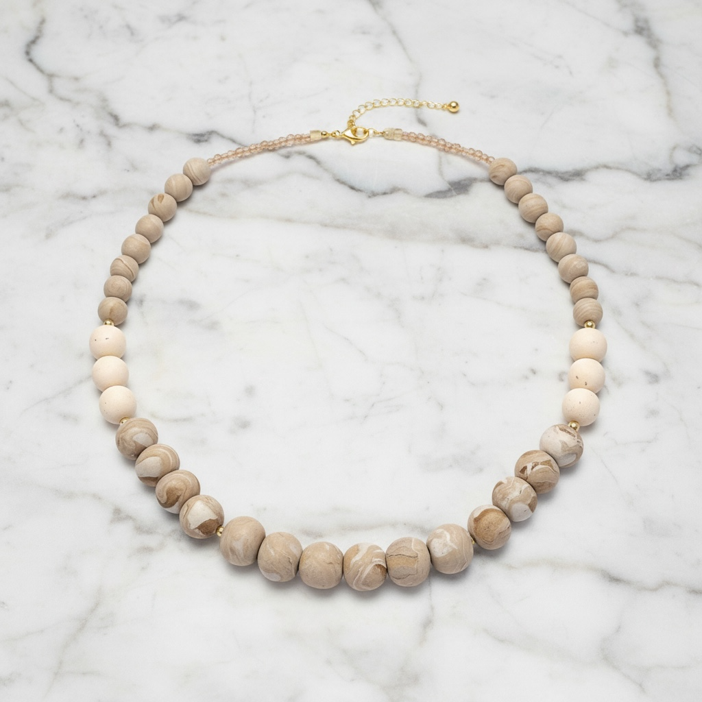 Collar | Beige Marble