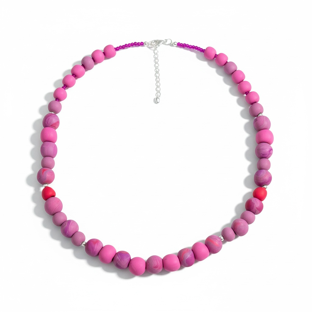 Collar | Soft Pink Marble