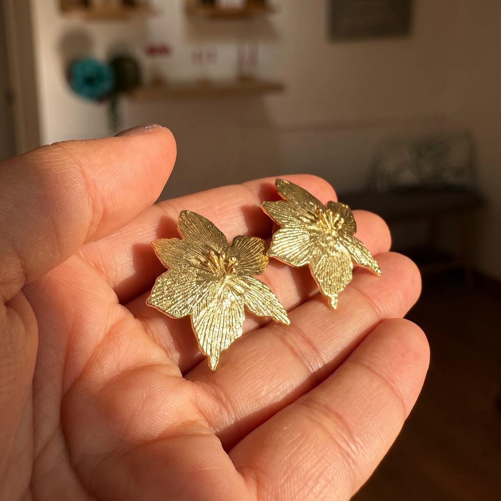 Flor Irregular | Oro
