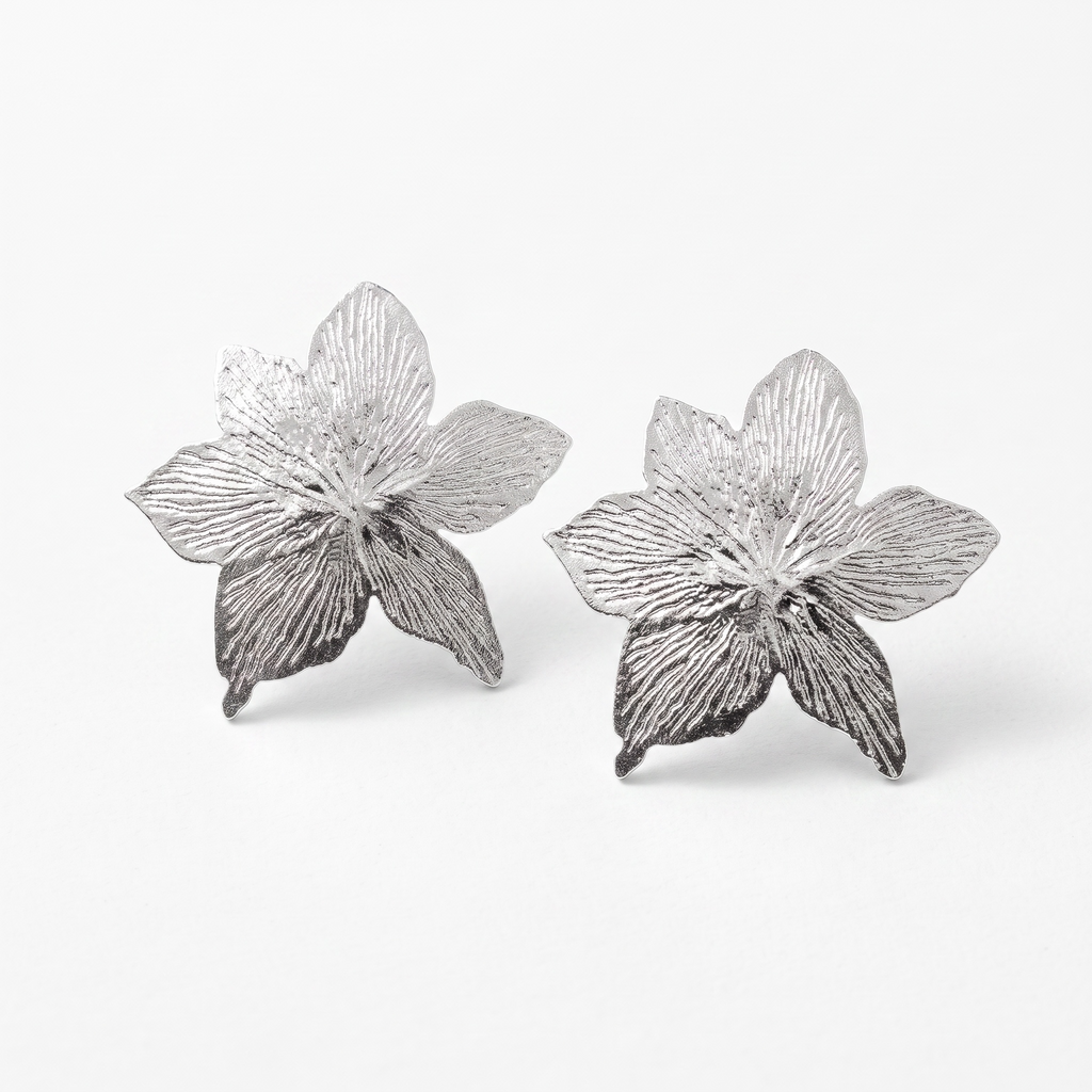 Flor Irregular | Plata
