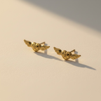 Mini corazón alado | Oro
