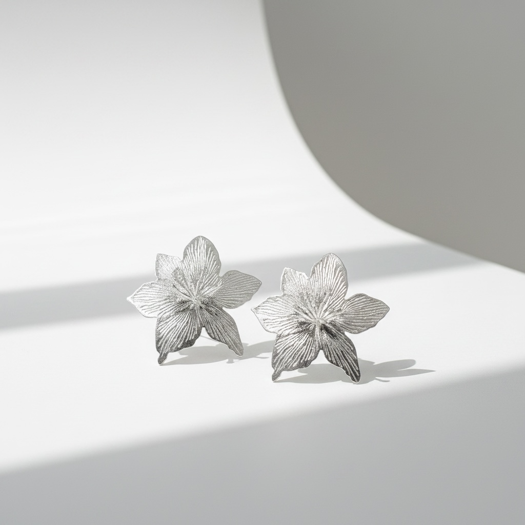 Flor Irregular | Plata