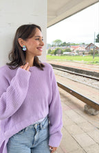 Nina | Verde Agua Lila