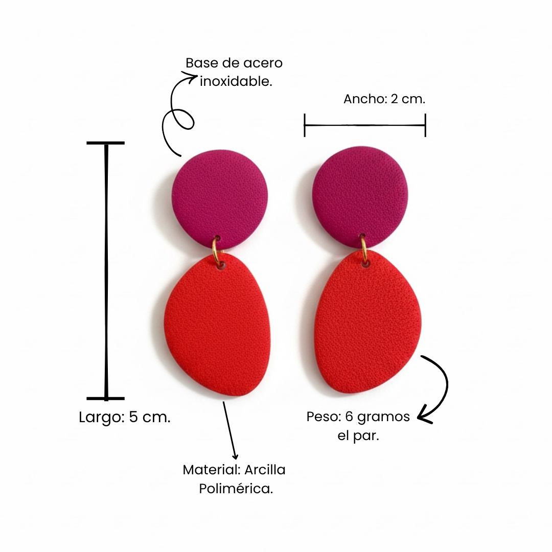 Zoe | Red & Pink